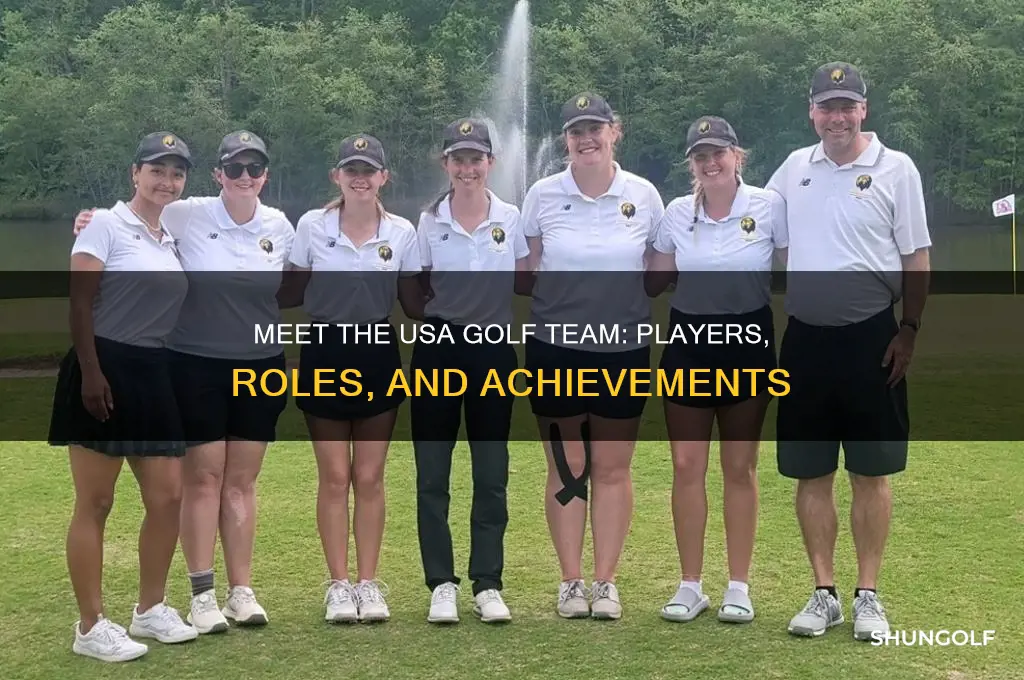 who is on the usa golf team
