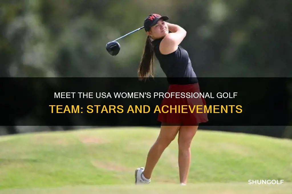 who is on the usa womens professnal golf team