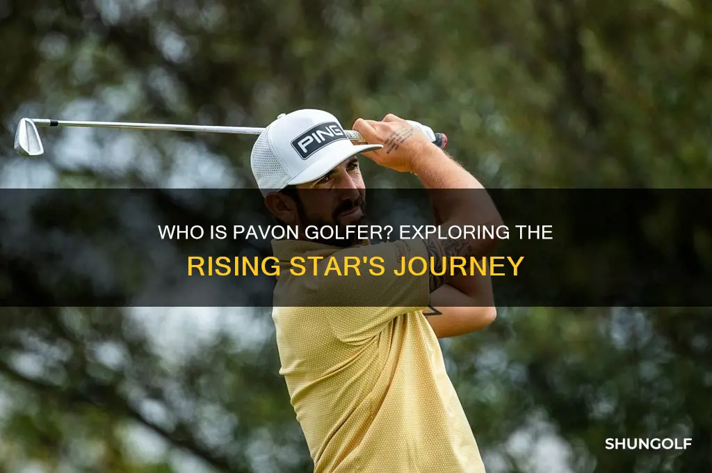 who is pavon golfer