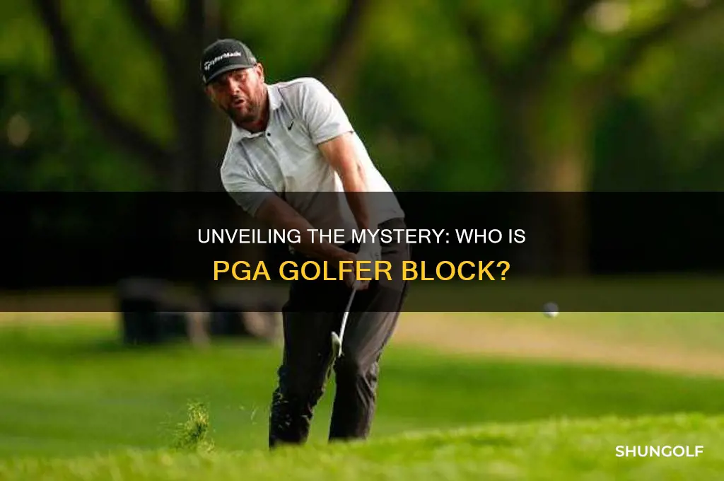 who is pga golfer block