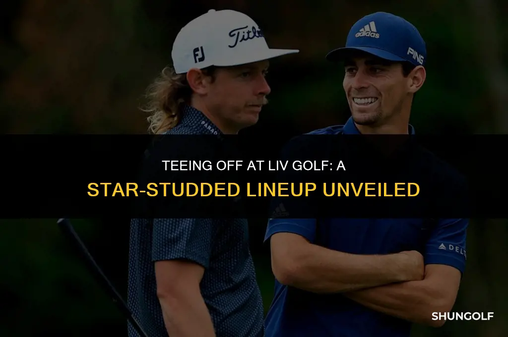 who is playing at the liv golf event