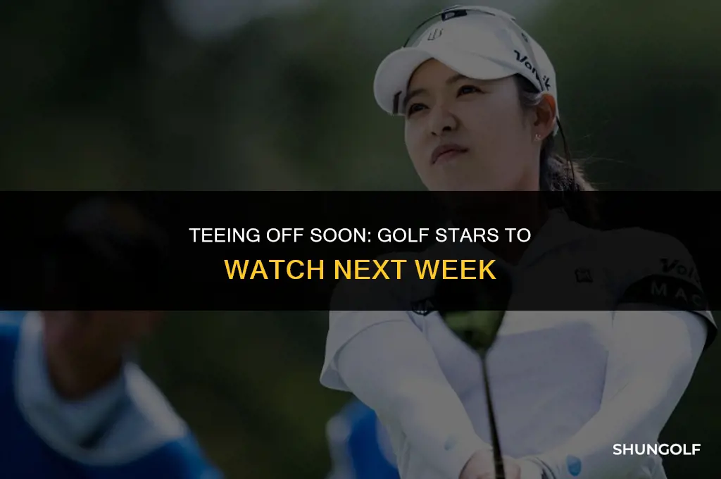 who is playing golf next week