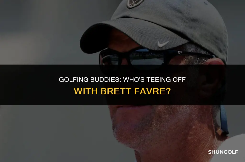 who is playing golf with bret favre
