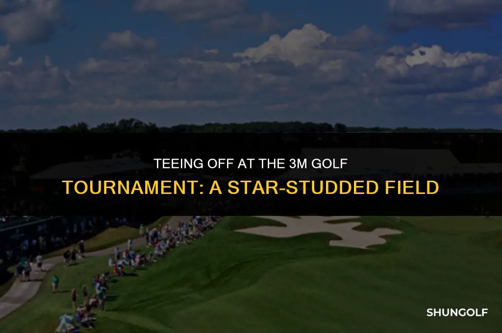 who is playing in the 3m golf tournament