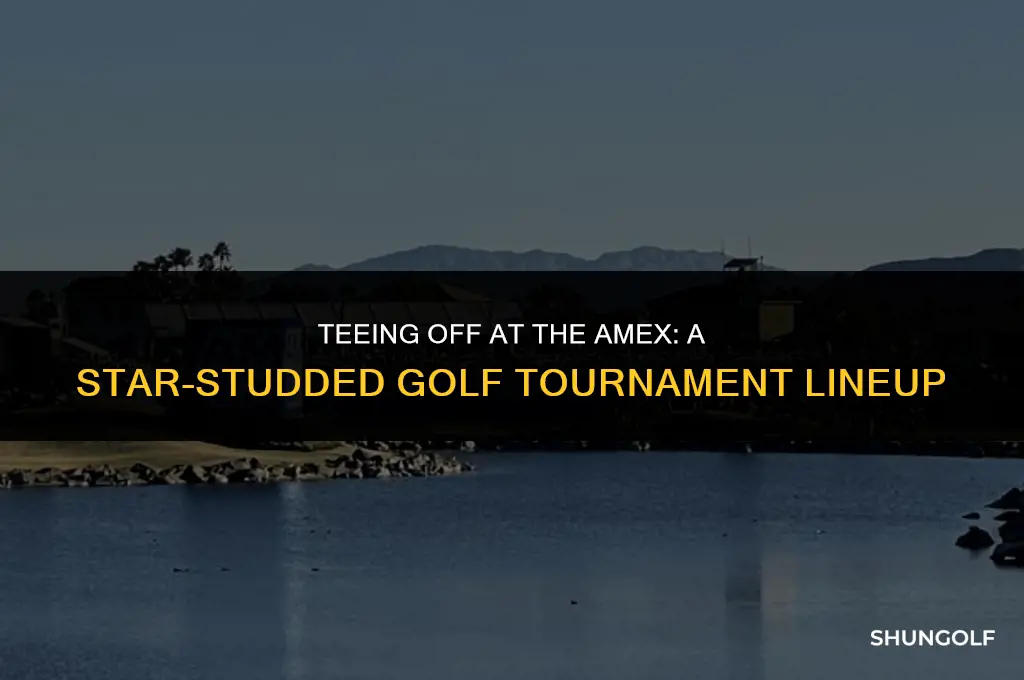 who is playing in the amex golf tournament