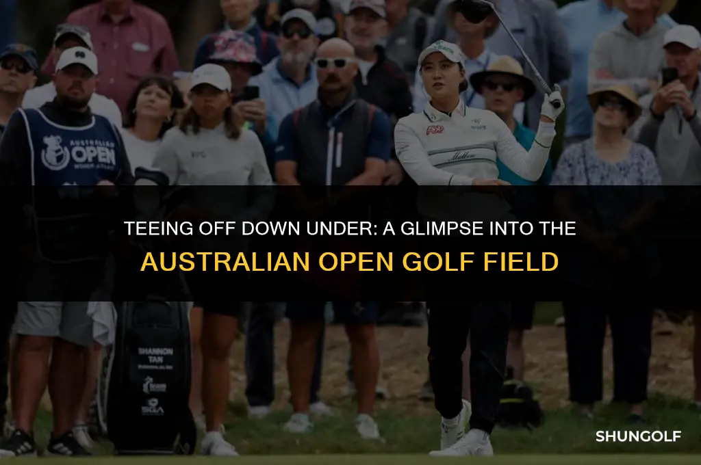 who is playing in the australian open golf