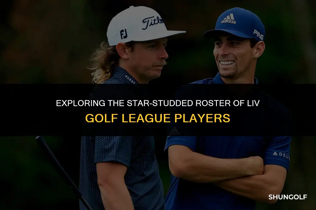 who is playing in the liv golf league