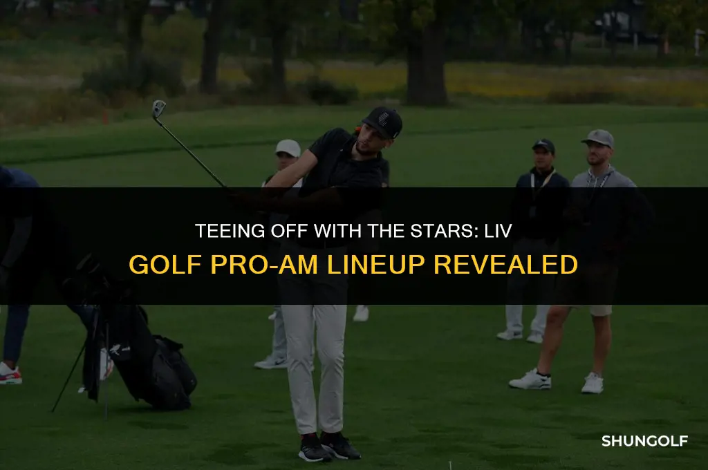 who is playing in the liv golf pro am