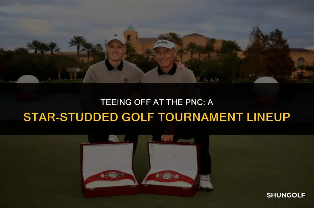who is playing in the pnc golf tournament
