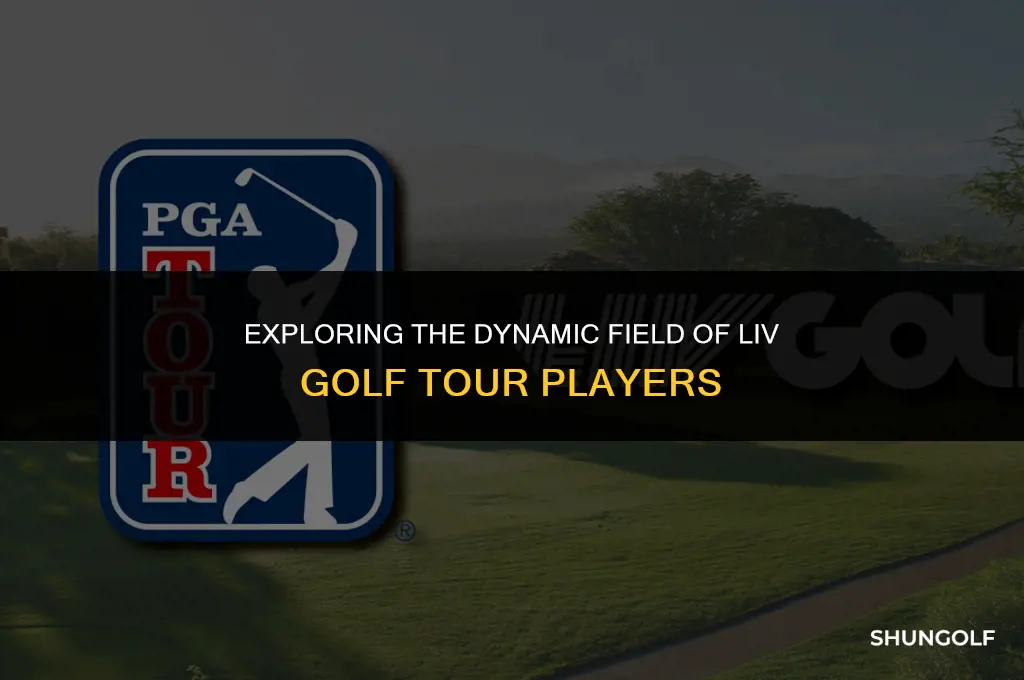 who is playing liv golf tour