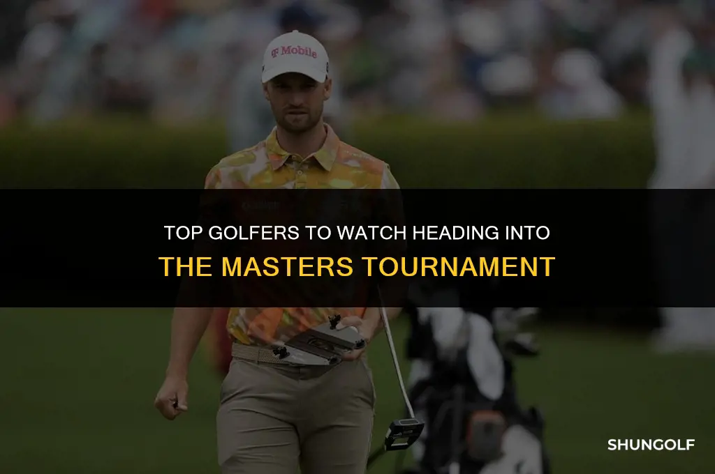 who is playing the best golf going into the masters
