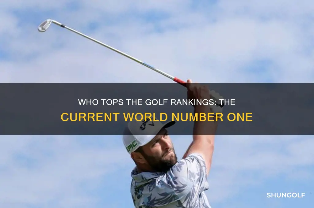 who is rated number one in golf