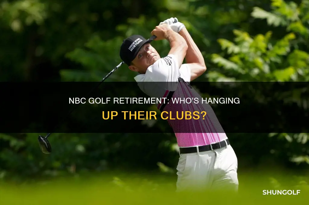 who is retiring from nbc golf