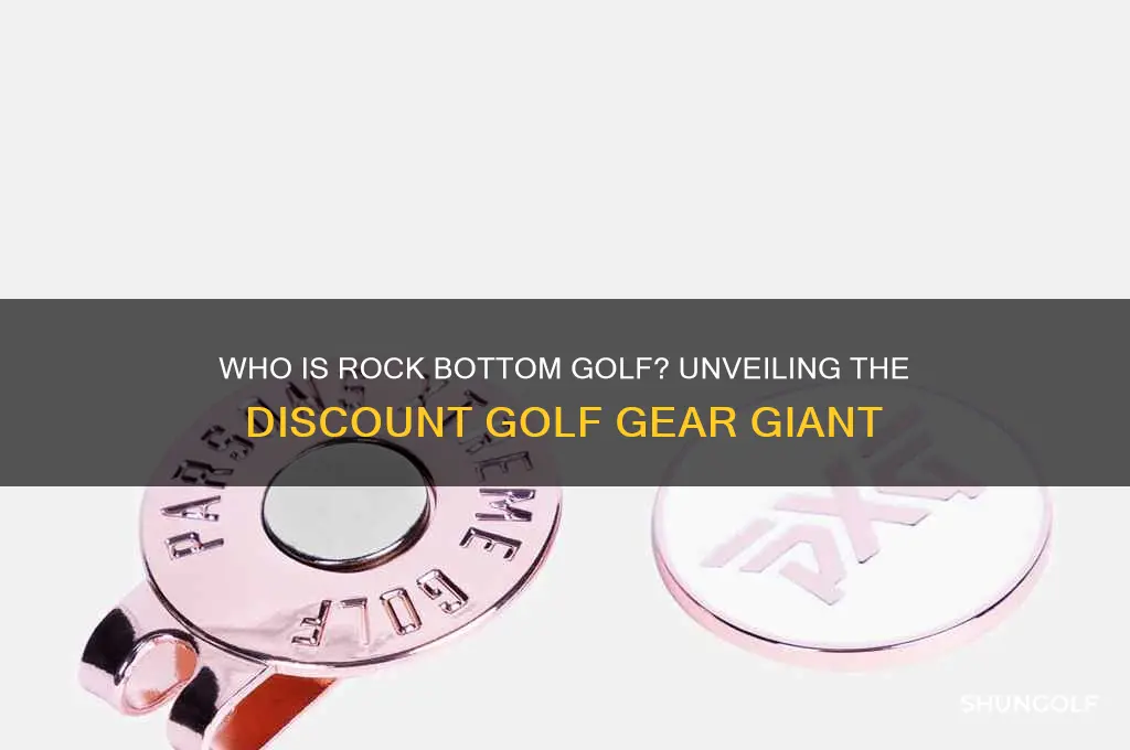 who is rock bottom golf