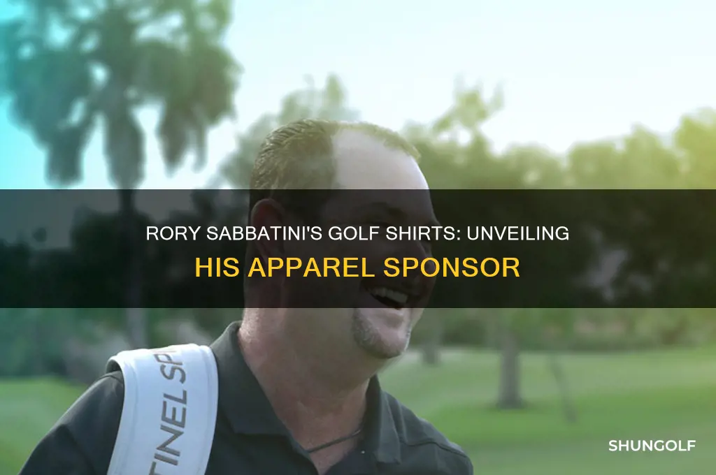 who is rory sabbatini golf shirts apparel sponsor