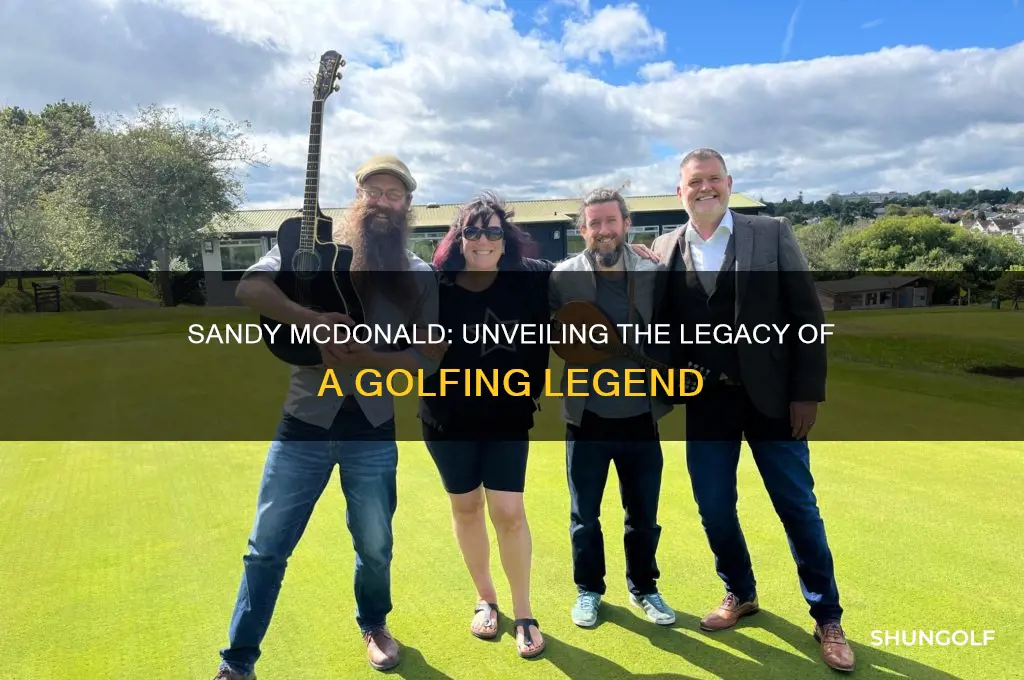 who is sandy mcdonald in golf