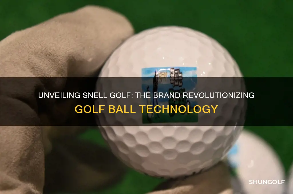 who is snell golf