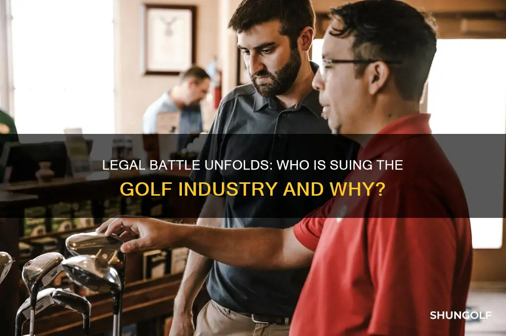 who is suing the golf