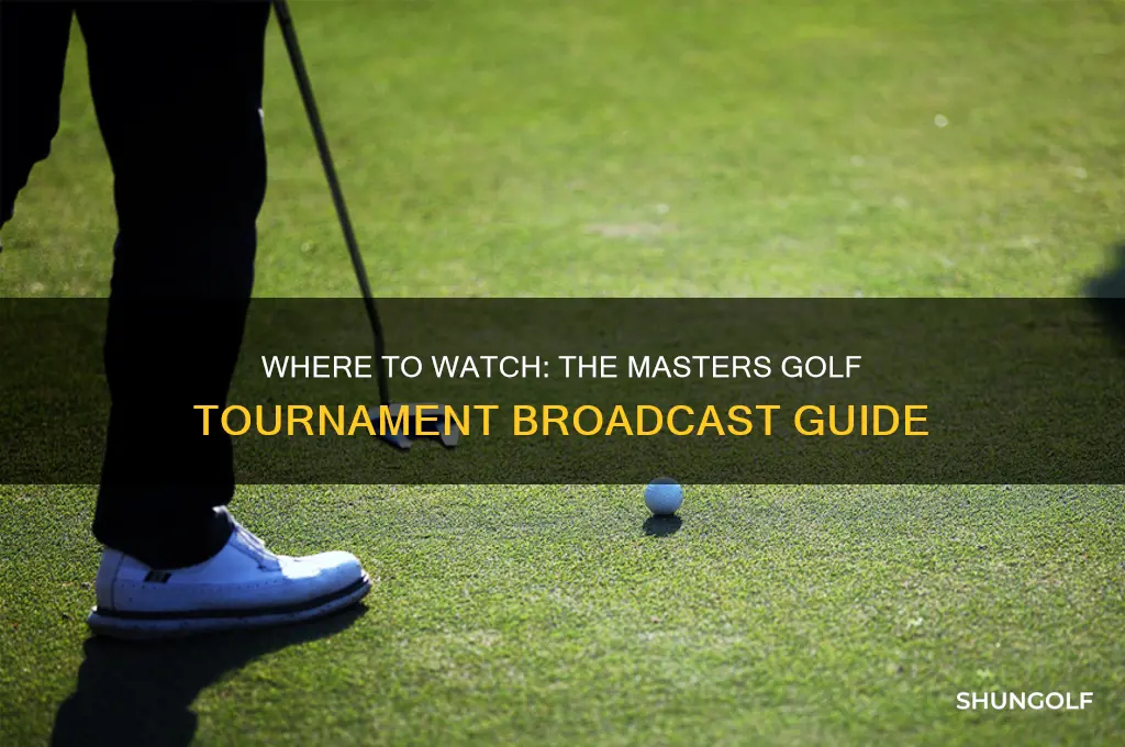 who is televising the masters golf