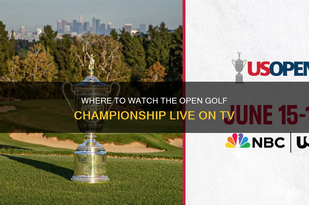 who is televising the open golf