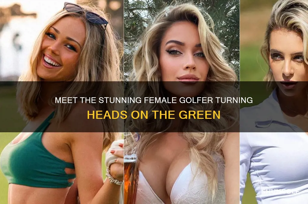 who is that sexy female golfer