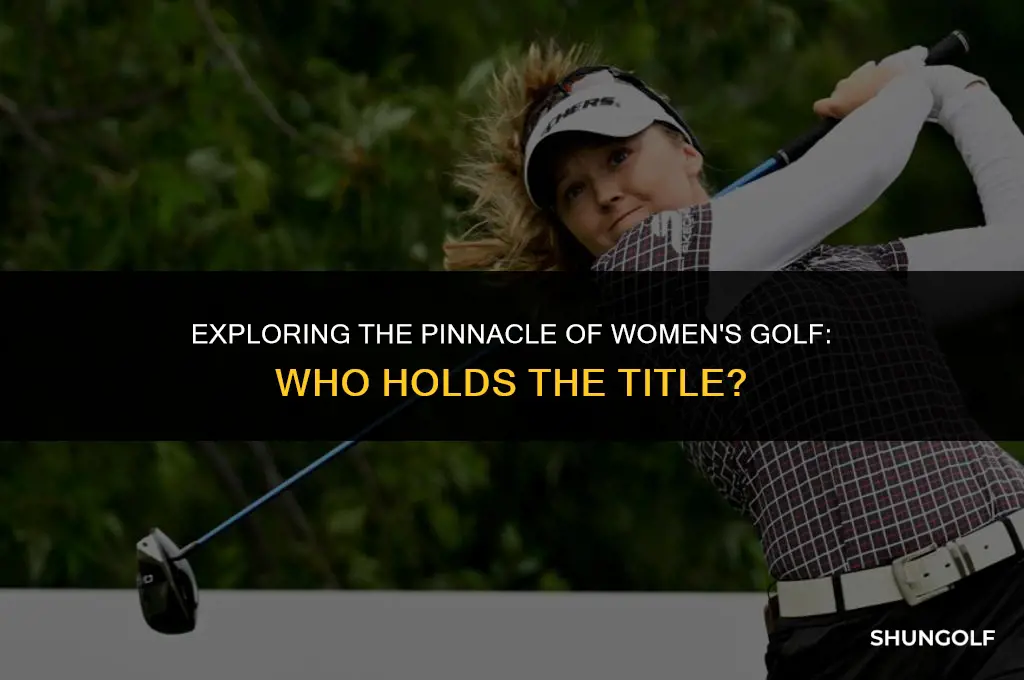 who is the best female golf player