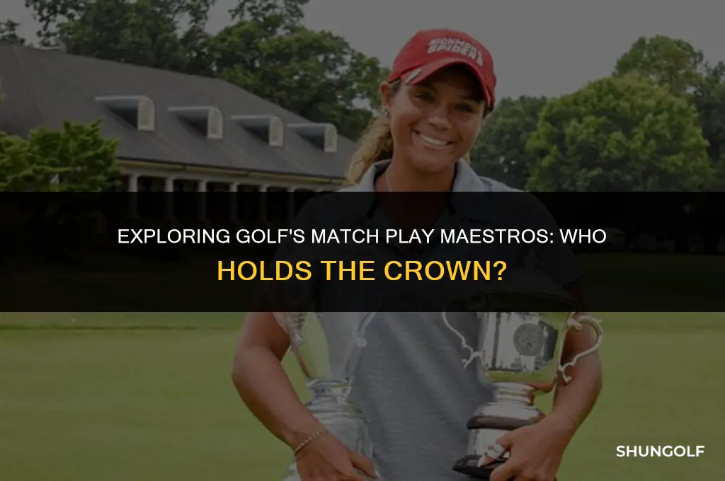 who is the best golfer in match play