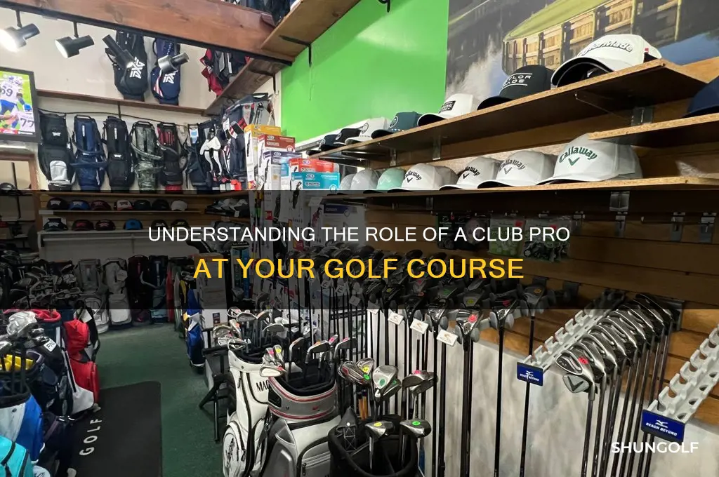 who is the club pro at a golf course