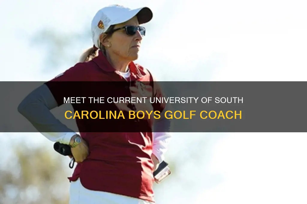 who is the current university of sc boys golf coach