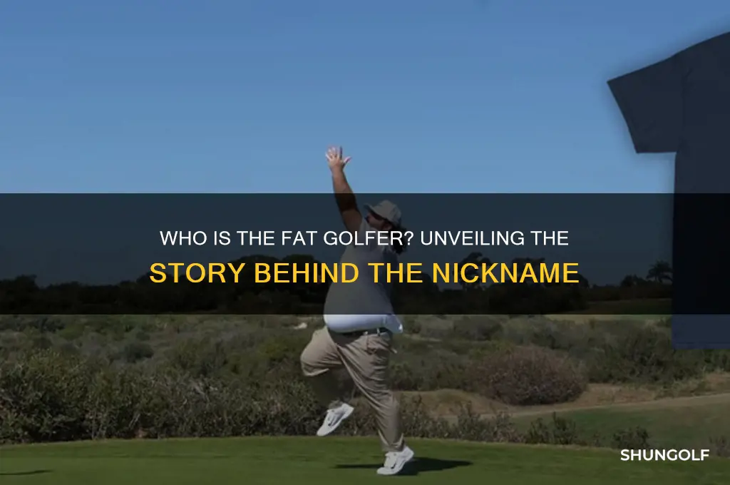 who is the fat golfer