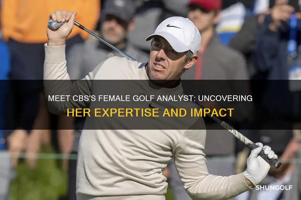 who is the female golf analyst on cbs