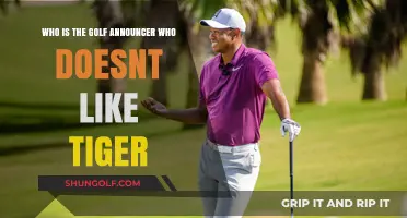 The Golf Announcer Who Doesn't Like Tiger: Unveiling the Voice