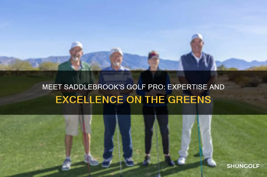 who is the golf pro at saddlebrook