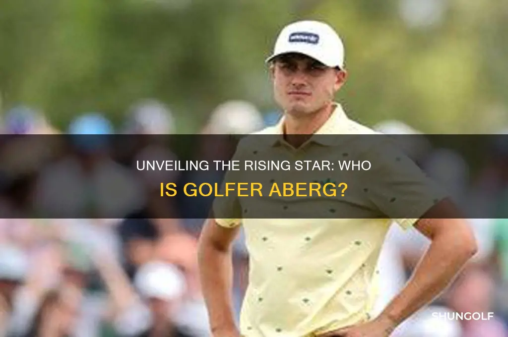 who is the golfer aberg