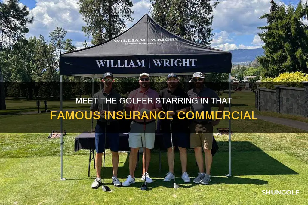 who is the golfer in the insurance commercial