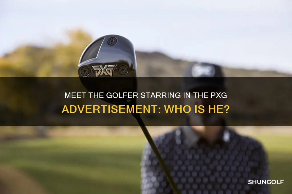 who is the golfer in the pxg advert
