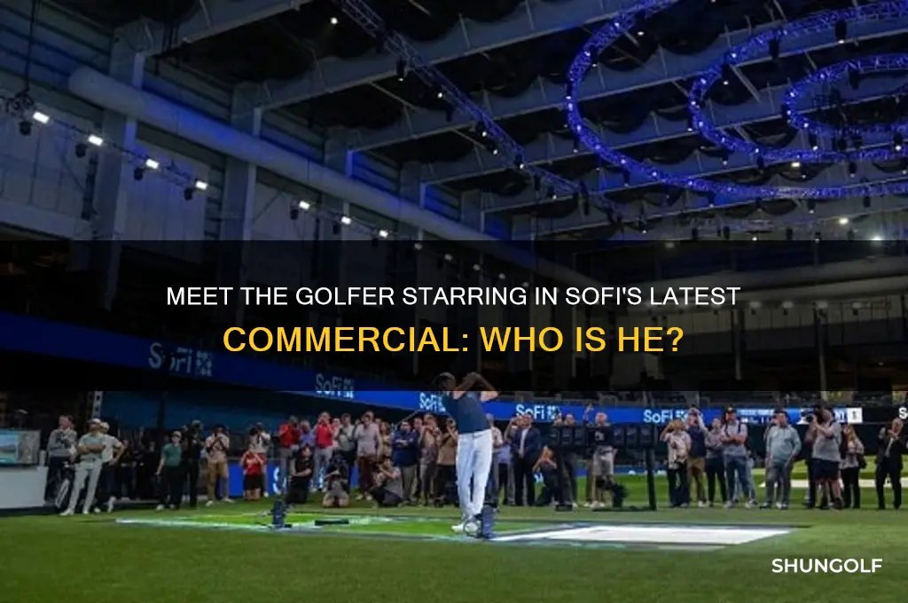 who is the golfer in the sofi commercial
