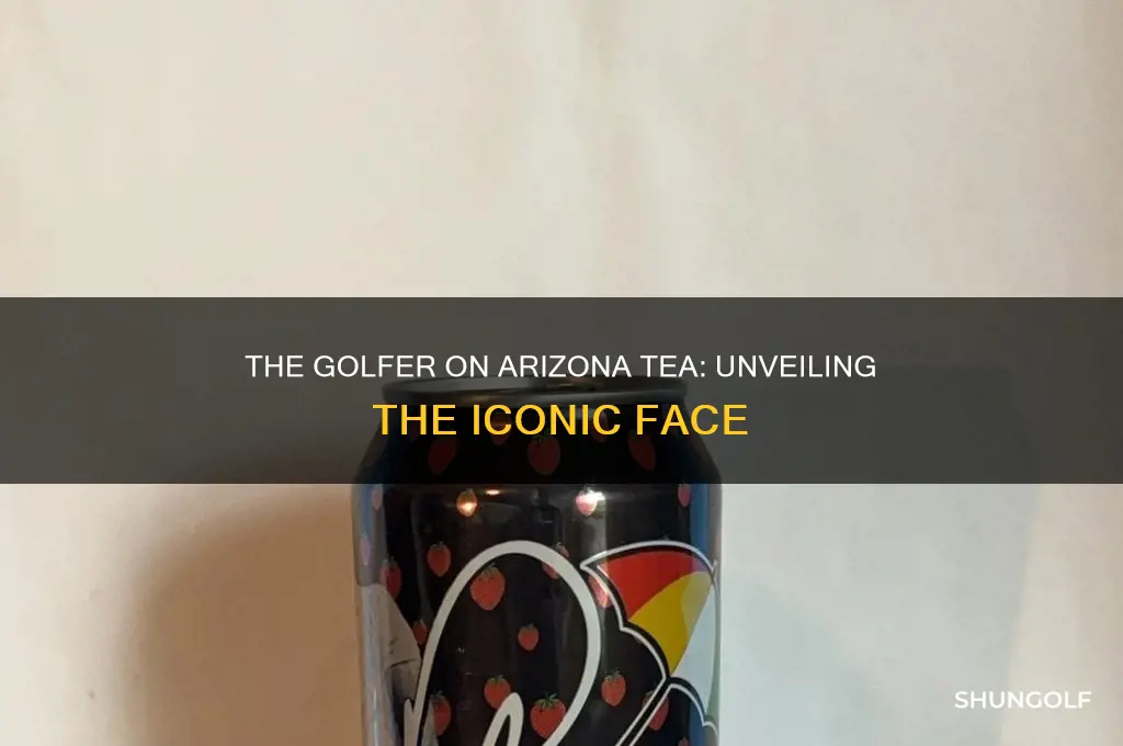who is the golfer on arizona tea