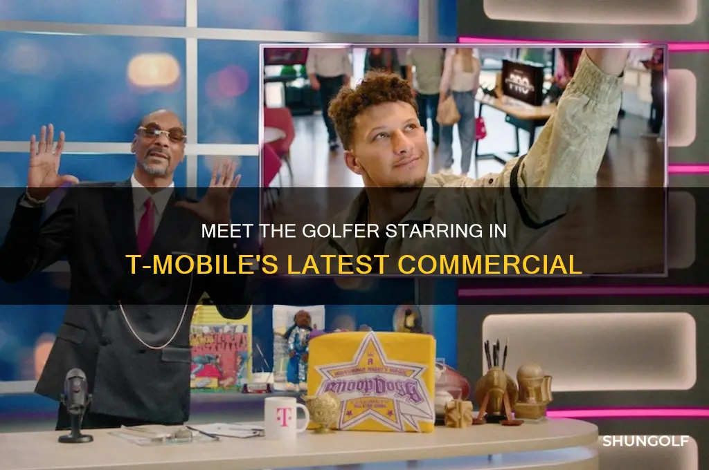 who is the golfer on the t-mobile commercial