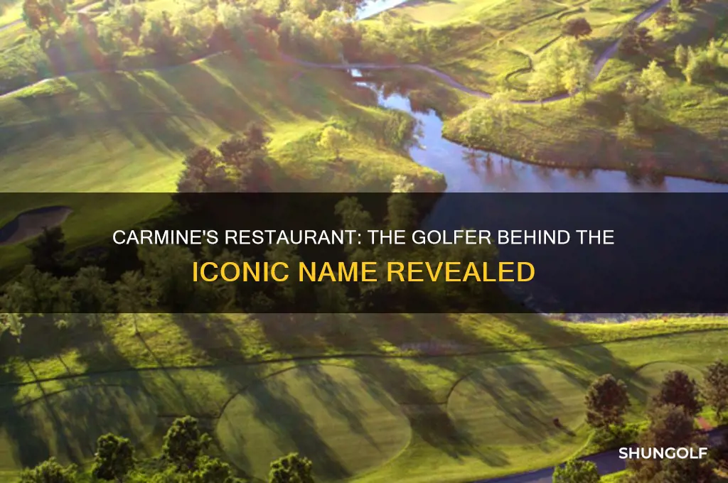 who is the golfer that carmine