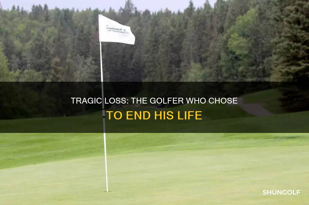 who is the golfer that committed suicide