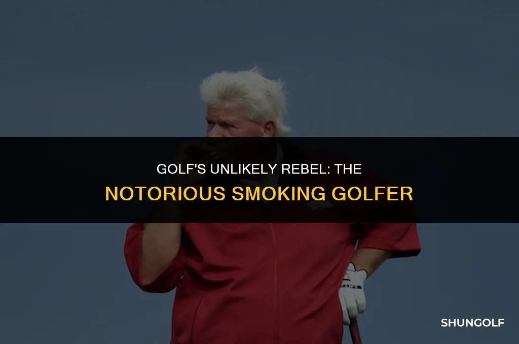 who is the golfer that smokes while playing