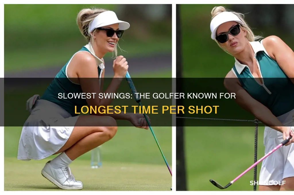 who is the golfer that takes the longest time