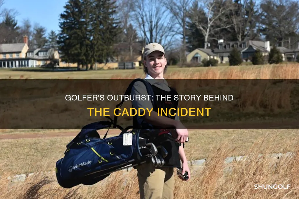 who is the golfer who ripped off his caddy