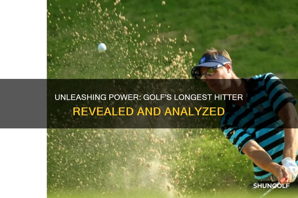 who is the longest hitter in golf