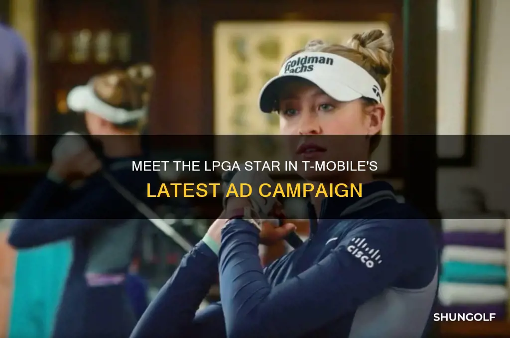who is the lpga golfer in the t mobile commercial