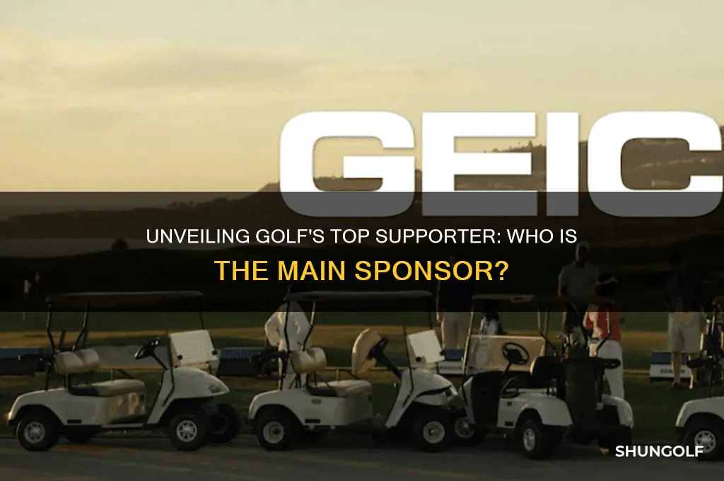 who is the main sponsor of golf