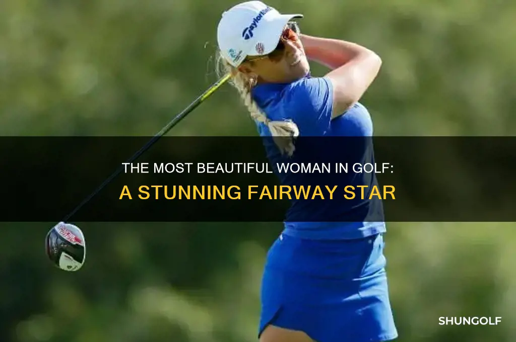 who is the most beautiful woman in golf