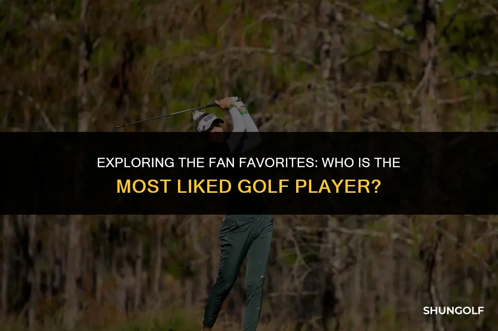 who is the most liked golf player