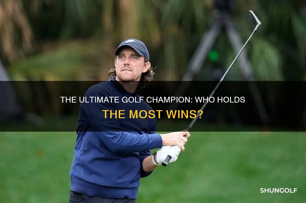 who is the most winning golfer